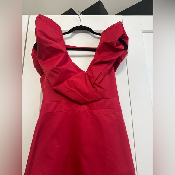 Do+Be Red Shoulder Ruffle Dress - Picture 4 of 7